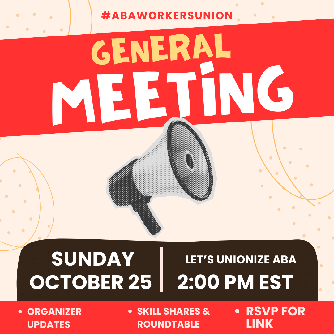 ABA Workers Union GENERAL MEETING